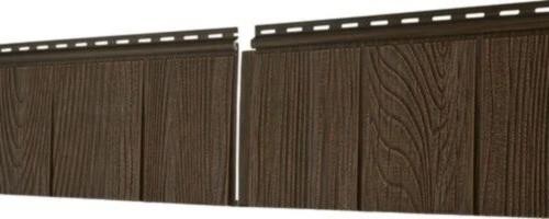 Фасадная панель Ю-Пласт S-Lock Щепа Каштан купить в Калаче-на-Дону