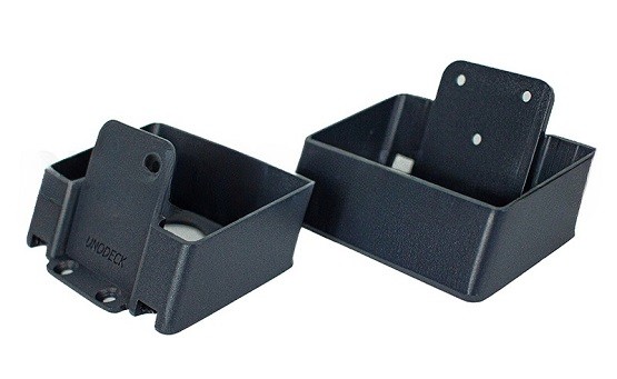 Крепления перил наклонное из алюминия GardenParkett Графит купить в Калаче-на-Дону