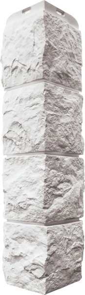 Угол наружный Альта-Профиль Туф ЭКО Белый купить в Калаче-на-Дону