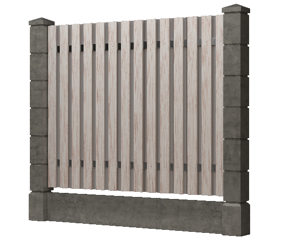 Заборная доска GRINDERDECO, ДПК, тиснение "дуб" Выбеленный дуб купить в Калаче-на-Дону