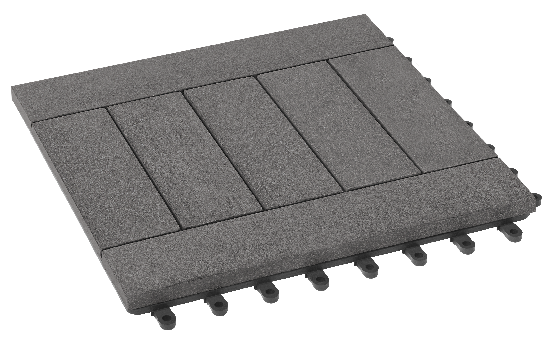 Модульный паркет ДПК GRINDERDECO Комфорт 5 Серый базальт купить в Калаче-на-Дону