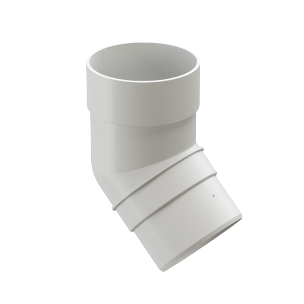 Колено 45˚ Docke Premium ПВХ - Пломбир купить в Калаче-на-Дону