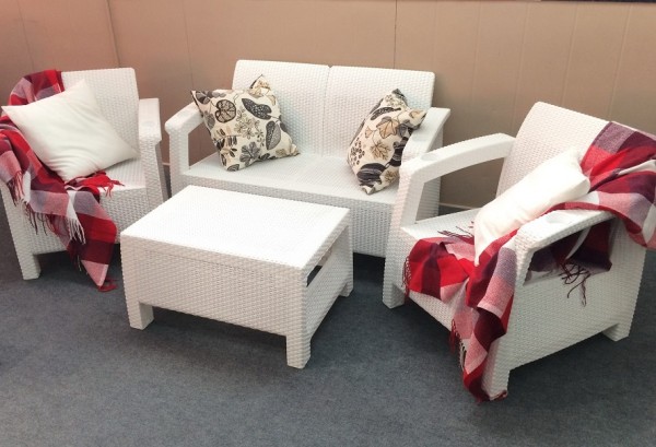 Комплект Yalta Terrace Set белый купить в Калаче-на-Дону