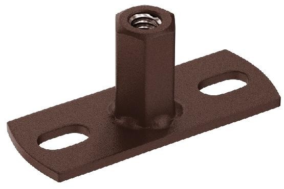 Водосток Aquasistem, Система 150/100 - Держатель для хомута под метиза RAL 8017 Коричневый matt купить в Калаче-на-Дону