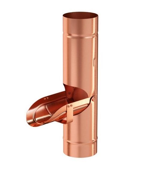 Водосток Aquasistem, система 125x90 - Водосборник медный купить в Калаче-на-Дону