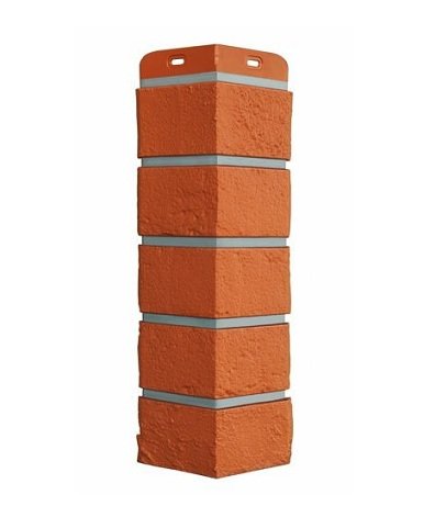Угол Grand Line состаренный кирпич премиум Терракотовый (шов RAL 7006) купить в Калаче-на-Дону