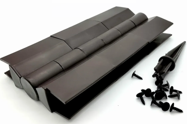 Угловой (стыковочный) шарнир для грядкок ДПК 225мм коричневый купить в Калаче-на-Дону