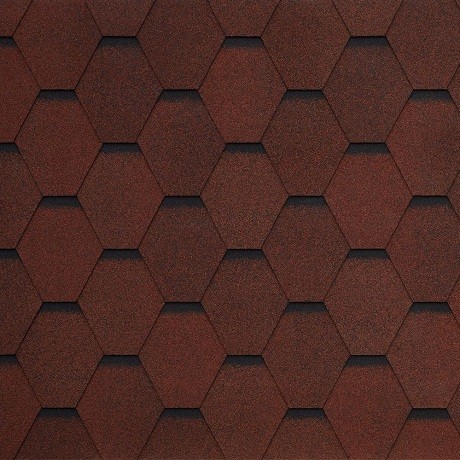 Гибкая черепица Tegola GARDA rosso 409 купить в Калаче-на-Дону