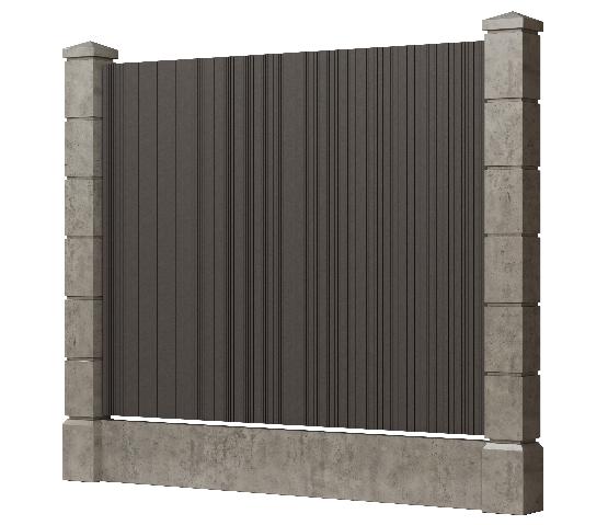 Заборная доска GRINDERDECO, ДПК, тиснение "дуб" Асфальт купить в Калаче-на-Дону