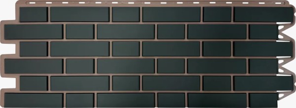 Фасадная панель Альта-Профиль, Кирпич Клинкерный, Графит купить в Калаче-на-Дону