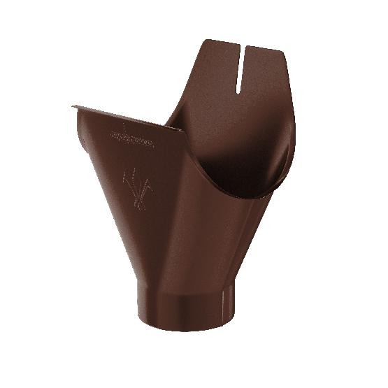 Водосток Aquasistem, система 150/100 - Воронка желоба RAL 8017 Коричневый купить в Калаче-на-Дону