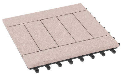 Модульный паркет ДПК GRINDERDECO Комфорт 5 Выбеленный дуб