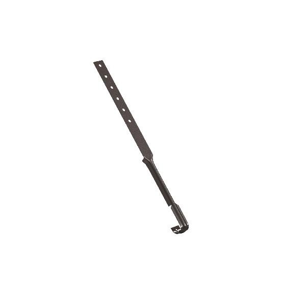 Водосток Aquasistem, система 125x90 - Поддержка желоба RR 32 Тёмно-Коричневый купить в Калаче-на-Дону