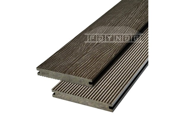 Террасная доска из ДПК Faynag Premium Massive 3D — Венге купить в Калаче-на-Дону