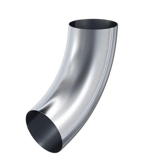 Водосток Aquasistem, Система 125x90 - Колено трубы оцинковка купить в Калаче-на-Дону