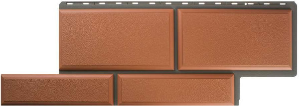 Фасадная панель камень Флорентийский терракотовый купить в Калаче-на-Дону