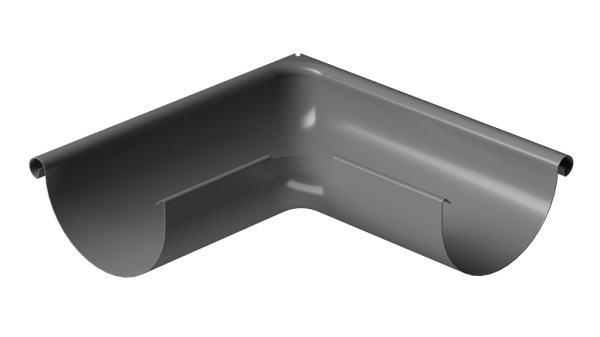 Угол внешний 90° D125 Döcke STAL PREMIUM Графит, (RAL 7024) купить в Калаче-на-Дону