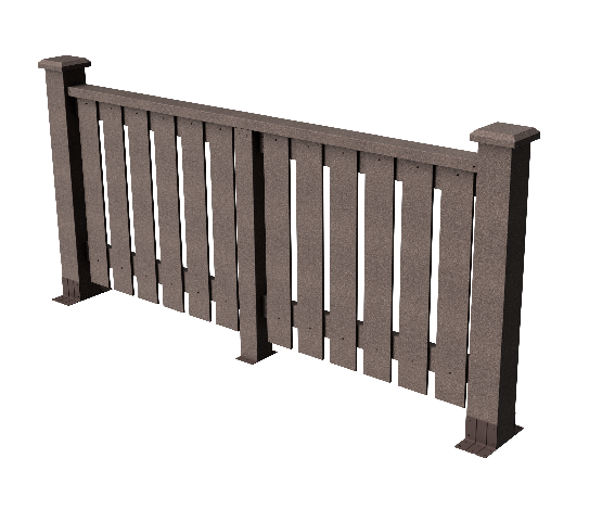 Ограждения декоративное ДПК GRINDERDECO Вилидж венге купить в Калаче-на-Дону