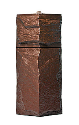 Угол T-Сайдинг-ЭКО-1 Гранит Леон - Браун купить в Калаче-на-Дону