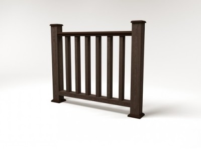 Ограждение из ДПК FG5 венге