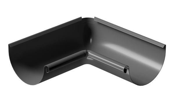 Угол внутренний 90° D125 Döcke STAL PREMIUM Графит, (RAL 7024) купить в Калаче-на-Дону