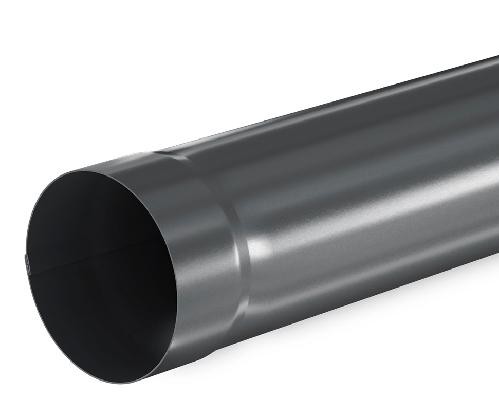 Водосток Aquasistem, система 125x90 - Труба водосточная 1.00м RAL 7024 Тёмно-серый купить в Калаче-на-Дону