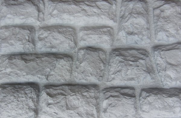 Фасадная панель Аэлит Камень крупный Белый купить в Калаче-на-Дону