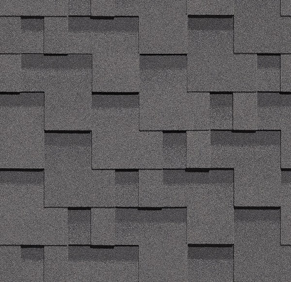 Гибкая черепица Docke, коллекция Тетрис – Серый купить в Калаче-на-Дону