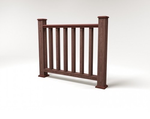 Ограждение из ДПК FG5 шоколад купить в Калаче-на-Дону