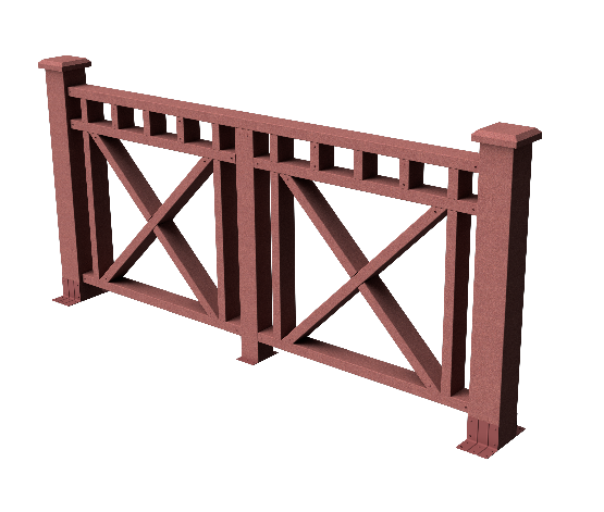 Ограждения декоративное ДПК GRINDERDECO Виктория мербау купить в Калаче-на-Дону