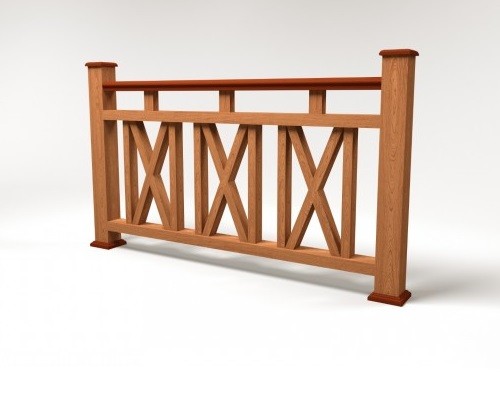 Ограждение из ДПК FG3 терракот купить в Калаче-на-Дону