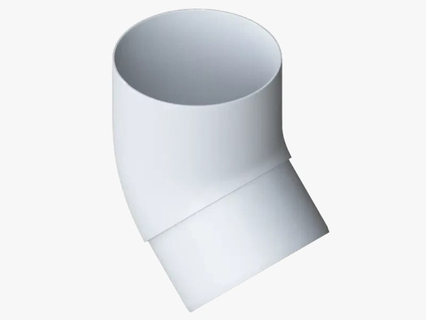 Водосток Альта-Профиль ПВХ – Колено 45 (белый) купить в Калаче-на-Дону