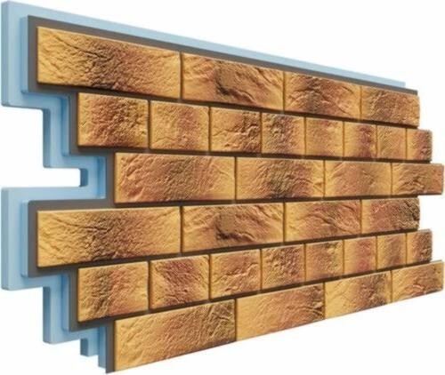 Термосайдинг Доломит Венецианский Кирпич 40 мм Нарва купить в Калаче-на-Дону