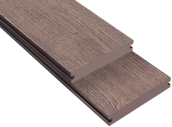 Террасная доска ДПК Outdoor 3D полнотелая NEVADA/CALIFORNIA BROWN коричневая микс купить в Калаче-на-Дону