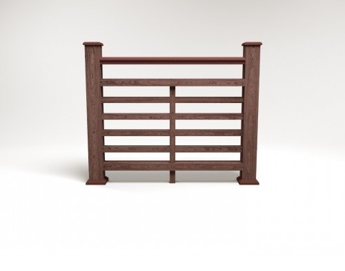 Ограждение из ДПК FG4 шоколад купить в Калаче-на-Дону