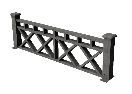 Ограждения декоративное ДПК GRINDERDECO Бэйли серый базальт купить в Калаче-на-Дону