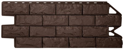 Фасадная панель Альта-Профиль Фагот ЭКО Коричневый