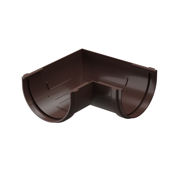 Угол желоба универсал 90˚ Docke Premium ПВХ - Шоколад купить в Калаче-на-Дону