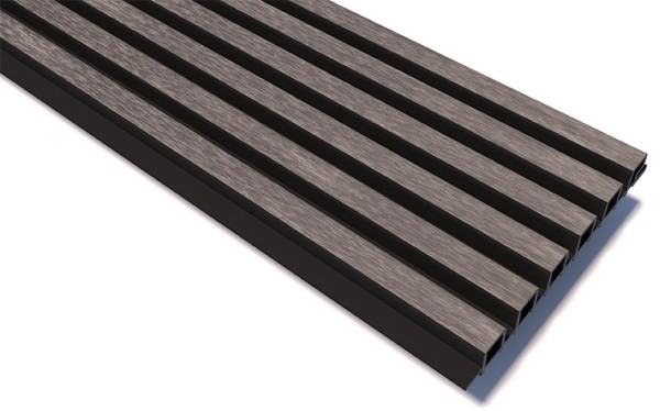 Реечные панели WOODVEX Lines Ultra Smoke gray купить в Калаче-на-Дону