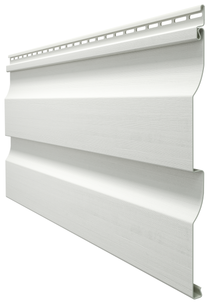 Виниловый сайдинг docke (дёке) - профиль D4,5D, пломбир купить в Калаче-на-Дону