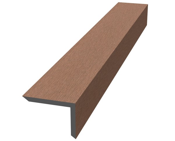 Уголок ДПК для террасной доски NauticPrime, 60x40x2900мм Кедр купить в Калаче-на-Дону