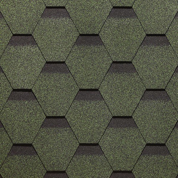 Гибкая черепица Docke, коллекция Сота – Зеленый купить в Калаче-на-Дону