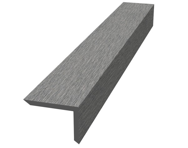 Уголок ДПК для террасной доски NauticPrime, 60x40x2900мм Тёмно-серый купить в Калаче-на-Дону