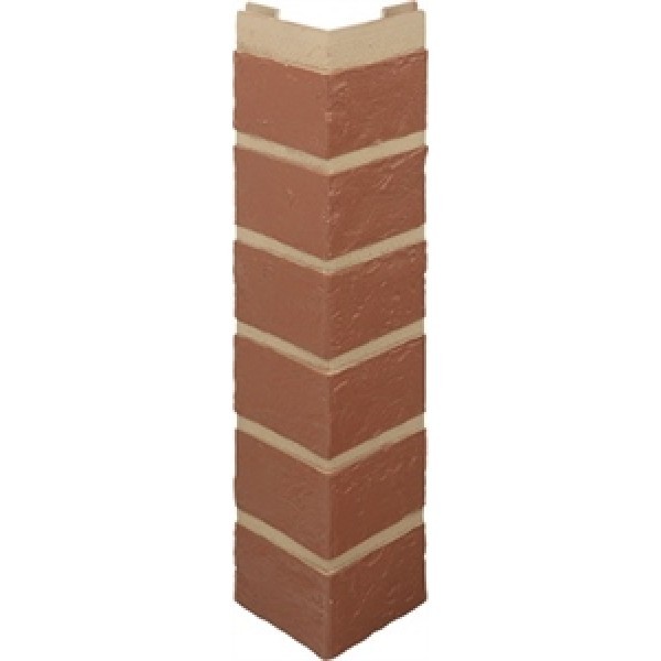 Наружный угол кирпич (красный), 0,47 х 0,1м купить в Калаче-на-Дону