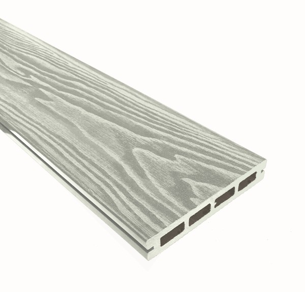 Террасная доска из ДПК Terrapol Смарт 3D Пустотелая с пазом Дуб беленый купить в Калаче-на-Дону