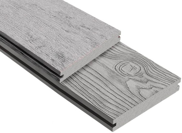 Террасная доска ДПК Outdoor 3D полнотелая STORM/OCEAN GREY серая микс купить в Калаче-на-Дону