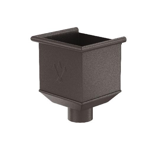 Водосток Aquasistem, Система 150/100 - Водосборная воронка RR 32 Тёмно-коричневый matt купить в Калаче-на-Дону