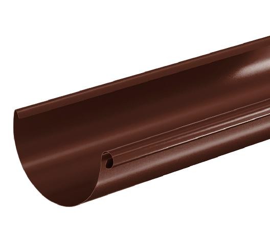 Водосток Aquasistem, система 125x90 - Водосточный желоб 3.00м RAL 8017 Коричневый купить в Калаче-на-Дону