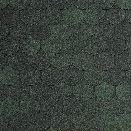 Гибкая черепица Tegola ASSISI verde 473 купить в Калаче-на-Дону