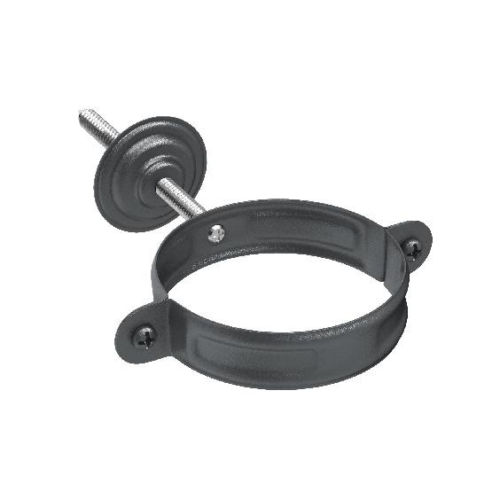 Водосток Aquasistem, Система 125/90 - Комплект крепления трубы RR 23 Маренго matt купить в Калаче-на-Дону